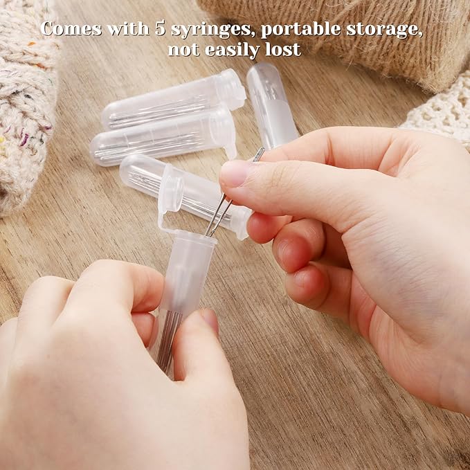 50 PCS Universal Sewing Machine Needles Size 90/14 Heavy Duty Regular Point Machine Needles Quilting Embroidery Machine Needle Compatible with Singer Brother Janome