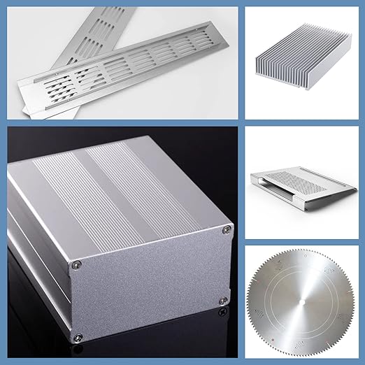 1/4Inch Thick Aluminum Sheets & Plates, 12” x 12”Heavy Duty Aluminum Plates with Protective Film, 6061 Flat Plain Panel Plate Solid Metal Sheet Plate for Crafting Structural Framing Base Plate