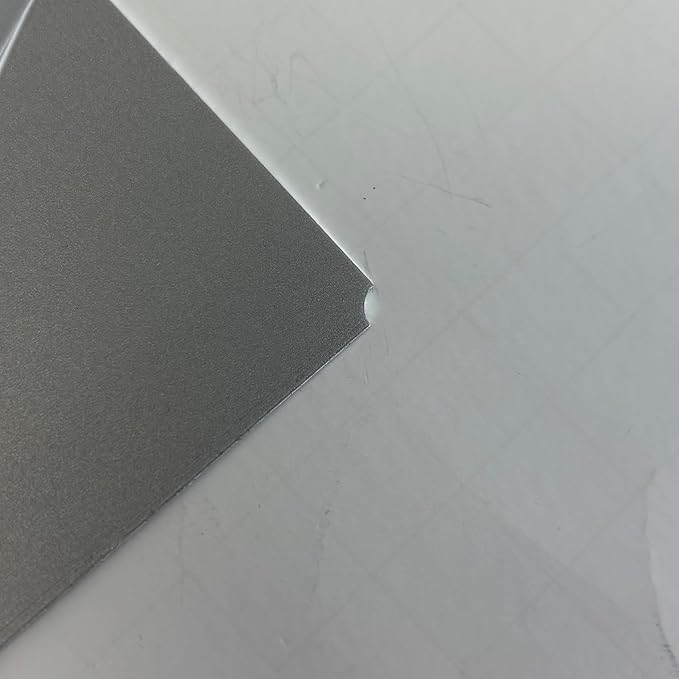 Blank Metal Plates for Laser Engraving - 4 Pack | Aluminum Sheets 0.020" Thick | CO2, Diode, Fiber Laser Compatible | Multiple Sizes & Colors (Silver (engraves black), 2x11.25 inch)