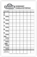 Five Crowns Scorepad – 130 Page Replacement Score Sheet, Card Game Score Card, Tracks 7 Players at Once, Gift for Kids, Birthday Gifts