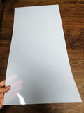 Mylar Stencil Sheets, 12W x 24L inches, Blank for Crafting, Silver