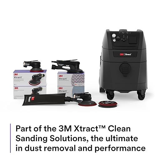 3M Xtract Cubitron II Hookit Clean Sanding Film Disc 775L, 5 in, 15 Piece Multi-Pack Hook and Loop Sanding Discs, 240+ 320+ 400+, Paint Preparation and Removal, General Sanding, Refining, Blending