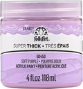FolkArt Super Thick Acrylic Paint with a Textured Finish, Soft Purple, 4 oz