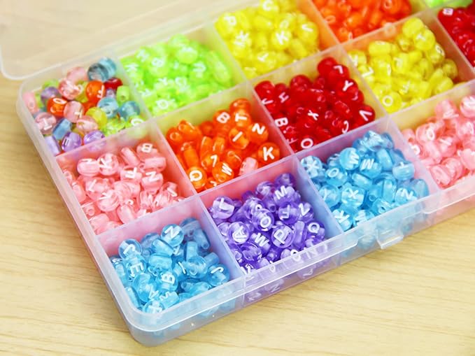 8 Pack 15 Grids Plastic Bead Organizer Box 6.8 * 3.86 * 0.87 inches Clear Storage Container Jewelry Case with Fixed Dividers for Rings, Earrings, Nail Art, DIY Crafts, Fishing Tackles