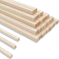 Balsa Wood Square Dowels 30Pcs 1/2 x 1/2 x 12 inch DIY Sticks for Crafts Model Making(1/2"x12"-30pcs)
