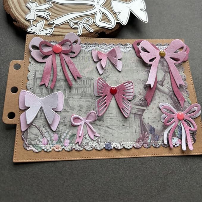 Rectangle Lace Loose-Leaf Cutting Dies, Backgrounds Frame Die Cuts Metal Stencils Scrapbooking Tools DIY Craft Carbon Steel Embossing Template for Paper Card Making Album Arts Crafts Supplies