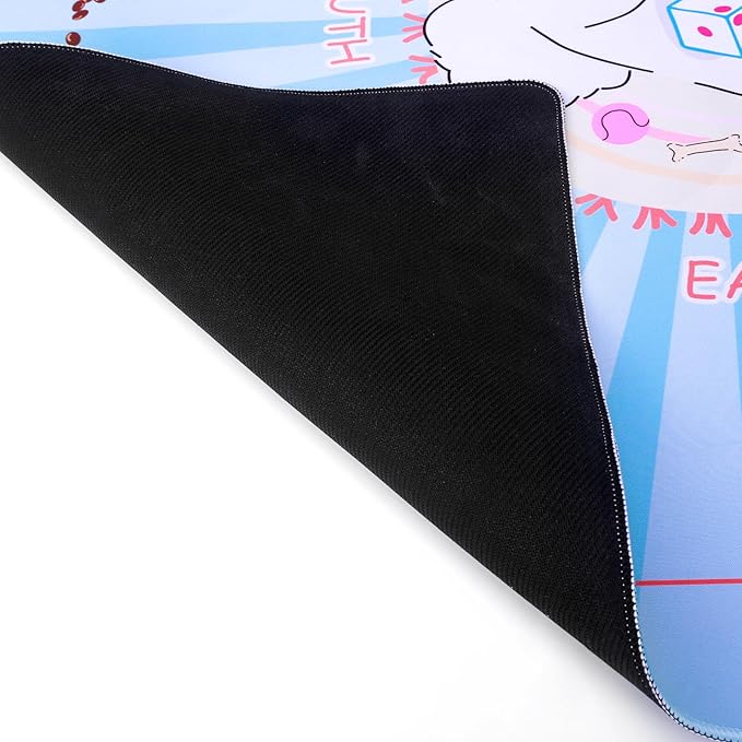 31.5'x31.5' Mahjong Mat for Table, Mahjong Cloth Cover, Mahjong Tablecloth for Poker, Board Games Table Mat, Card Games, Tile Games, Dominoes (Dog)
