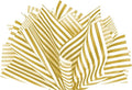 Flexicore Packaging Metallic Gold Pin Stripe Print Gift Wrap Tissue Paper Size: 15 Inch X 20 Inch | Count: 10 Sheets | Color: Gold Pin Stripe