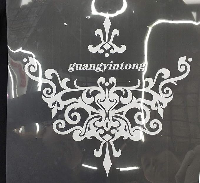 guangyintong Heat Transfer Vinyl White HTV Rolls, 12" x 10ft White HTV Iron on Vinyl for T-Shirts, Matte Surface for All Cutter Machine Easy to Cut & Weed for Heat DIY Design
