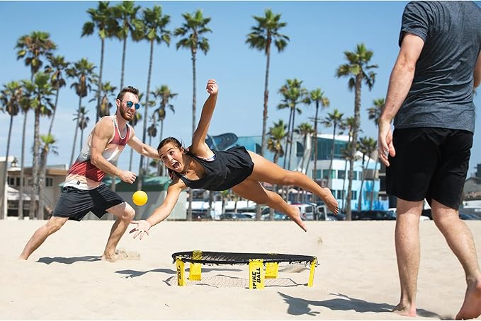 Spikeball 3 Ball Original Roundnet Game Set - Includes 3 Balls, net and Bag