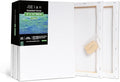Elan Stretched Canvases 9x12 Inch, 6-Pack Blank Canvases for Painting 8 oz, Triple Primed Stretched Canvas for Painting, 9x12 Canvas Bulk