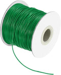 MECCANIXITY Waxed Cord 1mm Waxed Thread 87 Yard Wax String Leather Cord for Bracelet Making, Necklaces, Beading, Jewelry Making and DIY Crafts(Green)