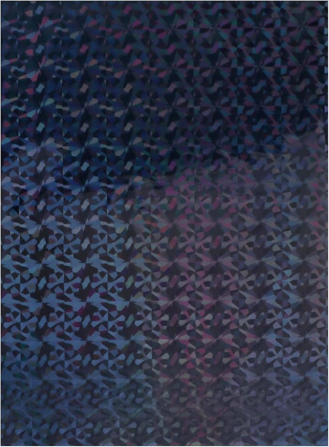 Briartw 50 Sheets Black Gemstone Toner Reactive Foil - Per Sheet 20x29cm (7.9 x 11.4 inch)- Metallic Finish for Laser Printers & Laminators - Ideal for Printing,Cardmaking,Scrapbooking,DIY Projects