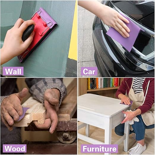 Sandpaper 1500 Grit,Wet Dry Sanding Sheets,High Performance White Fused Alumina Abrasive Sand Paper for Wood Furniture Finishing,Metal Grinding,Automotive Polishing,9 x 11 Inch,10-Pack