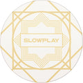 SLOWPLAY Nash Ceramic Poker Chips in Bulk, Casino Grade Ceramic 12-Gram Poker Chip for Texas Hold'em, 43mm Professional Chips Pack of 50 (White)