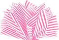 Flexicore Packaging Hot Pink Pin Stripe Print Gift Wrap Tissue Paper Size: 15 Inch X 20 Inch | Count: 50 Sheets | Color: Hot Pink Pin Stripe