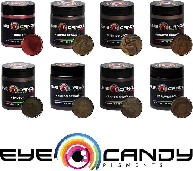 Eye Candy Premium Mica Powder Pigment “Karummetou” (50g) Multipurpose DIY Arts and Crafts Additive | Woodworking, Epoxy, Resin, Bath Bombs, Paint, Soap, Nail Polish, Lip Balm