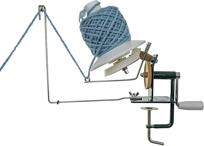 Stanwood Needlecraft 10 Oz Metal Winder and Amish Style Swift Bundle
