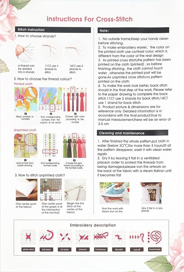 Aurora Stamped Cross Stitch Kits - Landscape Counted Cross Stitch Kits for Beginners Adults Needlepoint Cross-Stitch Patterns Dimensions Needlecrafts Embroidery Kits Arts and Crafts