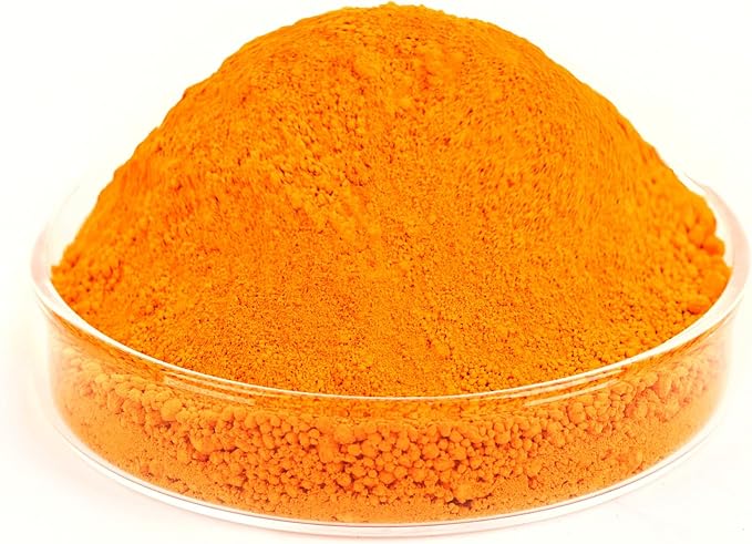 GOODTAKE Tangerine Yellow Iron Oxide Pigment Powder, Concrete Cement Dye Color Pigment for Brick, Tile, Clay, Lime, Mortar, Grout, Plaster, Paint, Bath Bombs Coloring Powder (Tangerine Yellow,8 Ounce)