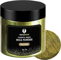 Pickle Green Mica Powder for Epoxy Resin 56g / 2oz. Jar - Techarooz 2 Tone Resin Dye Color Pigment Powder for Lip Gloss, Nails, Colorant for Slime Bath Bombs Soap Making & Polymer Clay