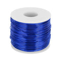 MECCANIXITY 18 Gauge Anodized Aluminum Craft Wire Bendable Bonsai Training Wire 492 Feet 1mm for Sculpting Crafts Wreath Floral Beading Jewelry Making, Dark Blue