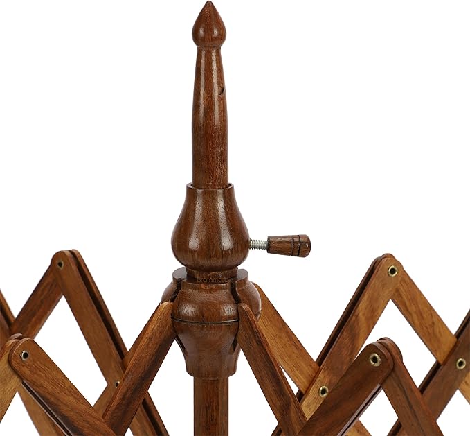 Bhartiya Handicrafts Rosewood Yarn Winder & Swift Combo | Large Capacity 10 Oz Yarn Ball Winder | Perfect for Crocheting, Knitting & DIY Craft Projects