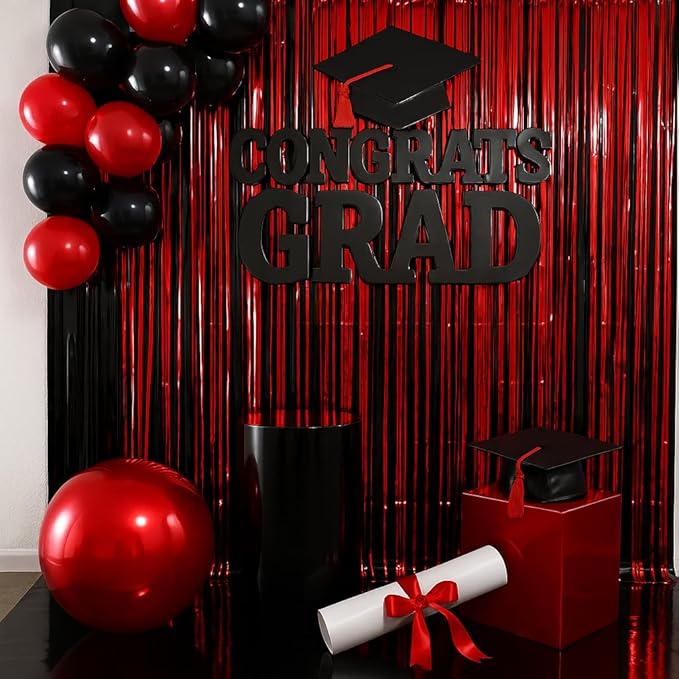 TCDesignerProducts Anderson's Red Shiny Metallic PVC Roll: 47" x 100' Flame-Resistant Event Decor for Weddings, Parties, Photo Booths, Gift Wrap, Table Covers, Backdrops, Crafts & Holiday Decorations