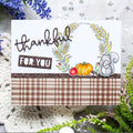 Metal Cutting Dies DIY Merry Christams Embossing Stencil Template Scrapbooking Card Making Mold Photo Album Arts Crafts Tools (Thankful Grateful for you-10.5x5.4cm)