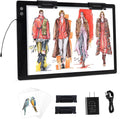 LUXJOYFUL A2 Large Rechargeable Light Box for Tracing,Diamond Painting Light Board 3 Color and stepless dimming,Built-in 5200mAh Battery,Ultra-Thin LED Light Pad for Drawing Vinyl Weeding Animation