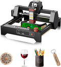 LONGER Ray5 mini Laser Engraver, 32-Bit High-Speed 12000mm/min, 0.04mm Compressed Spot, WiFi APP Control, 130×140mm Engraving Area, Eye Protection, for Wood, Acrylic, Paper (3.5W)