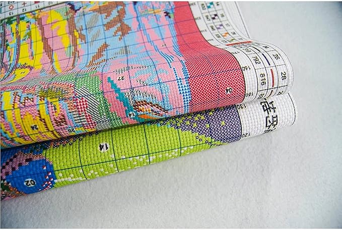 ZuoAnLF Cross Stitch Kits,Cross-Stitch Stamped Kits for Kids Adults Beginner,DIY Embroidery 11CT 13.8 * 19.7inch
