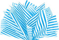 Flexicore Packaging Turquoise Blue Pin Stripe Print Gift Wrap Tissue Paper Size: 15 Inch X 20 Inch | Count: 10 Sheets | Color: Turquoise Pin Stripe