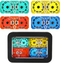 4Pcs MTG Life Counter Twin Digits with Metal Box, Health Tracker Life Counter for MTG Magic Card Games Accessories, Compatible with Magic The gatering Tabletop RPG D&D CCG TCG Board Games