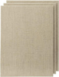 Senso Clear Primed Linen Panels - 4x6-3 Pack of Panels for Painting Oils, Acrylics, Pastels and More