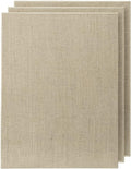 Senso Clear Primed Linen Panels - 3x5-3 Pack of Panels for Painting Oils, Acrylics, Pastels and More