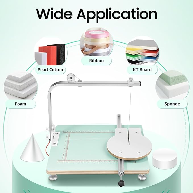 Tabletop Hot Wire Foam Cutter - 72W Portable & Lightweight Machine for Cutting Styrofoam, Foam Sponge & More | Precise Forming & Sculpting Tool