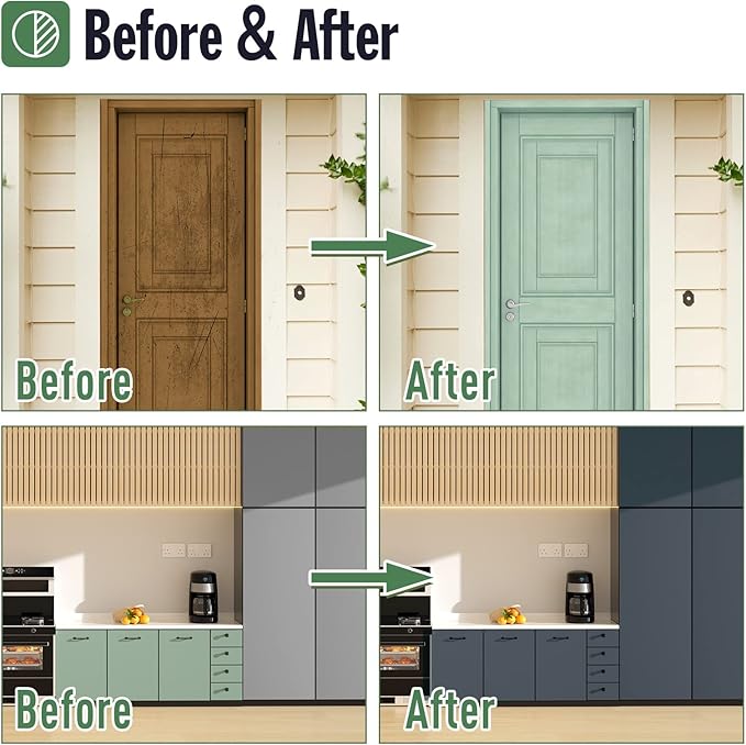 DWIL Matte Finish Furniture Paint - 5 Oz Wood Paint for Cabinets, Doors, Tables, and Dressers Refinishing - Water-Based, Non-Toxic & Odorless, Easy to Apply(Anthracite Gray)-Trial Pack