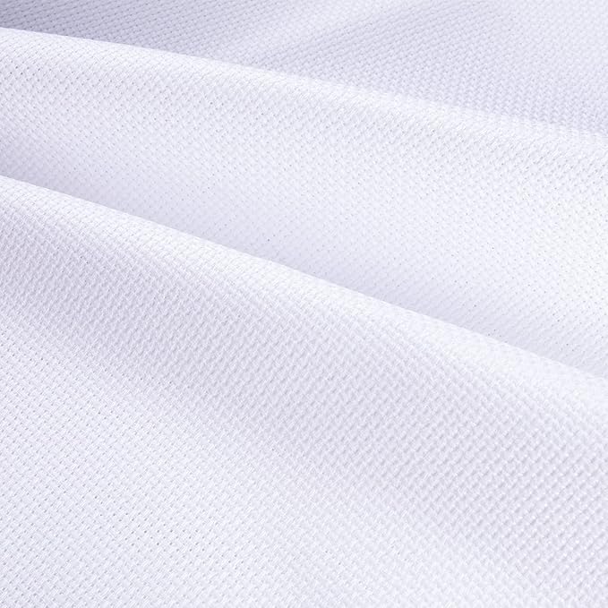 Aida Cloth Big Size 14 Count, White Cross Stitch Fabric, 39 inch by 60 inch