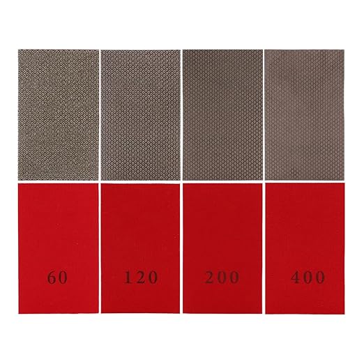 Diamond Sandpaper Electroplated Polishing Sheet Abrasive Sanding Paper Grit 60 120 200 400 Replacement Abrasive