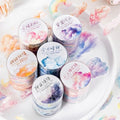 6 Rolls Cloud PET Tape Set,Pre-Cut Sky Ephemera Stickers for Scrapbook Supplies,Journaling,Junk Journal,Scrapbooking,Crafting,DIY Projects, Diaries(Cloud)