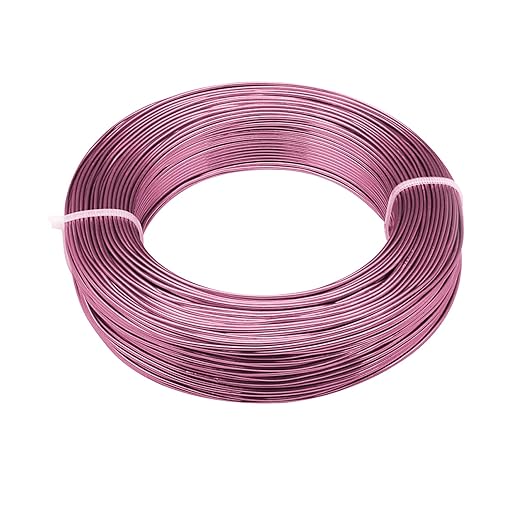 3mm Aluminum Craft Wire, 50 Feet 9 Gauge Bendable Anodized Metal Wire for Sculpting, Jewelry Making, Armature Making, Wire Weaving and Wrapping
