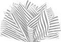 Flexicore Packaging Metallic Silver Pin Stripe Print Gift Wrap Tissue Paper Size: 15 Inch X 20 Inch | Count: 100 Sheets | Color: Silver Pin Stripe