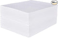 PONO 100 Pcs Oil Absorbent Pads, 15x20 in White Heavy Weight Oil-Only Absorbent Pad,Used for Oil Spill Cleaning in Garage Workshop, Reusable, Washable, Durable