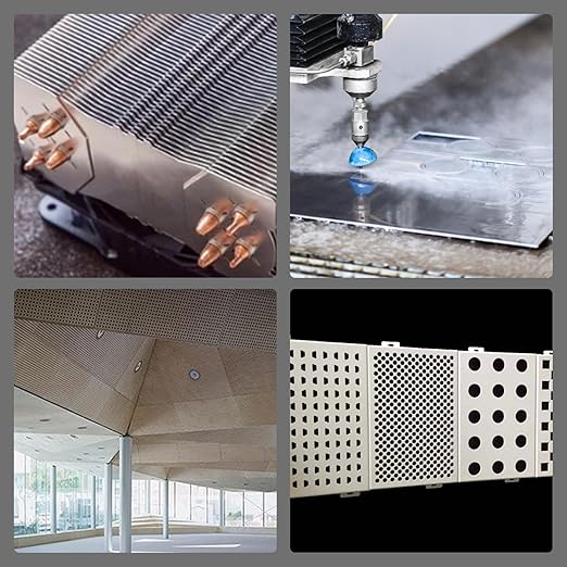 2 Pack 6061 T651 Aluminum Sheet Metal 6" x 12" x 1/16" (0.06") Rectangle Metal Plate Covered with Protective Film, 1.5mm Flat Aluminum Plate for Crafting and Industry