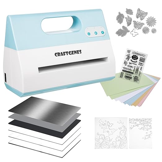 Electric Die Cut Machine for Starter Kit, 9 inch Opening Electric Embossing Machine for Art & Craft, Cardmaking, Scrapbooking, Fabric
