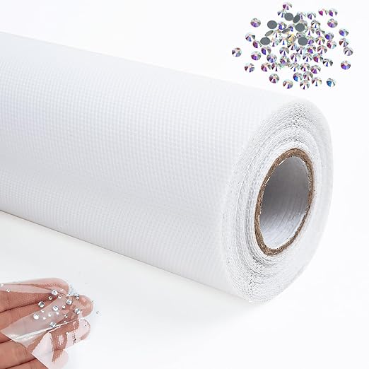 Blinginbox Hotfix Tape,Hot Fix Rhinestones Transfer Film Paper Iron on Rhinestones Transfer Paper.(16ft*9.5in)