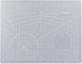 Falling in Art Self Healing Cutting Mat, 9x12" Cutting Mats for Sewing, Double-sided 5-Ply Fabric Cutting Board for Crafting, Quilting and Sewing Projects, White
