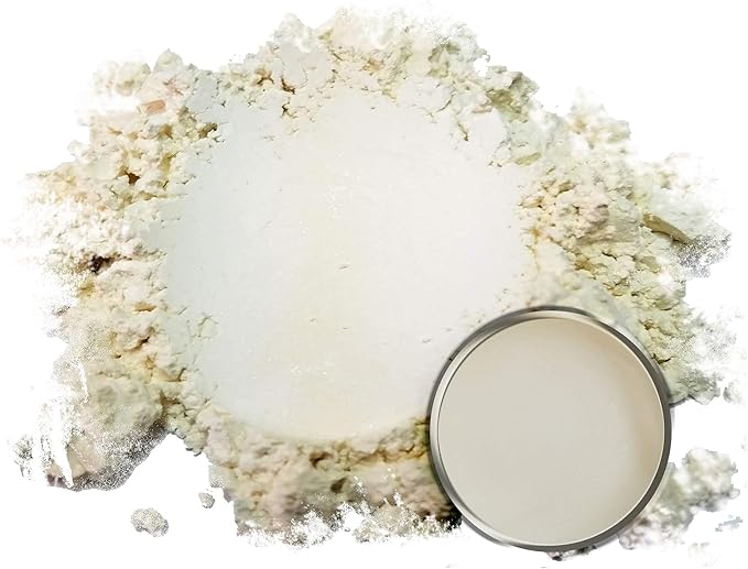 Eye Candy Pigments Premium White Mica Powder - Daigi (25gr) - for Epoxy, Resin, Soap, Paint, Woodworking, Acrylic Pouring, Bath Bombs, Fishing Lures - DIY Arts and Crafts Additive