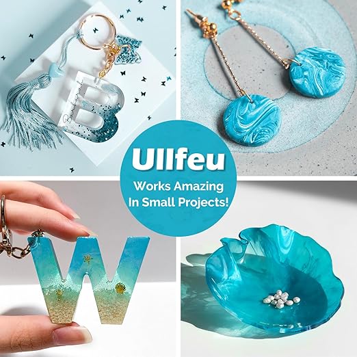 UV Resin 400g Bulk No Odor Upgrade Clear UV Epoxy Resin Hard Fast Cure Resin Kit Jewelry Making Handmade DIY Craft Decoration Coating